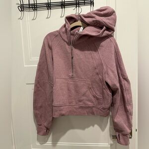 Lululemon half zip oversized scuba hoodie